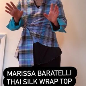 Marrisa BARATELLI Thai Silk Wrap Top
